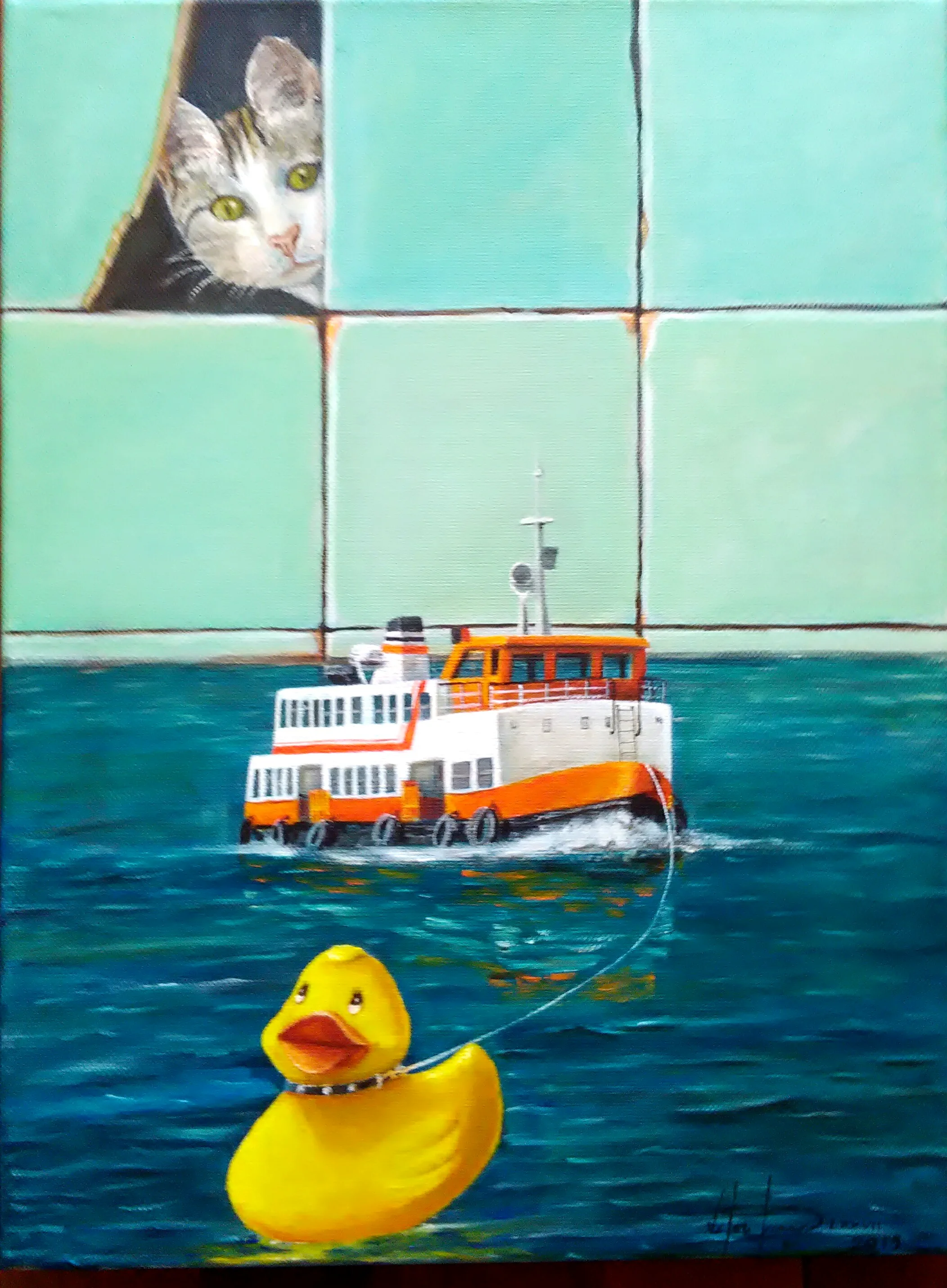 Cacilheiro a reboque