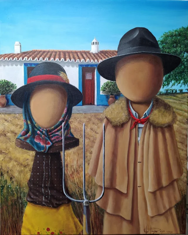 Grant Wood - Peões Notáveis