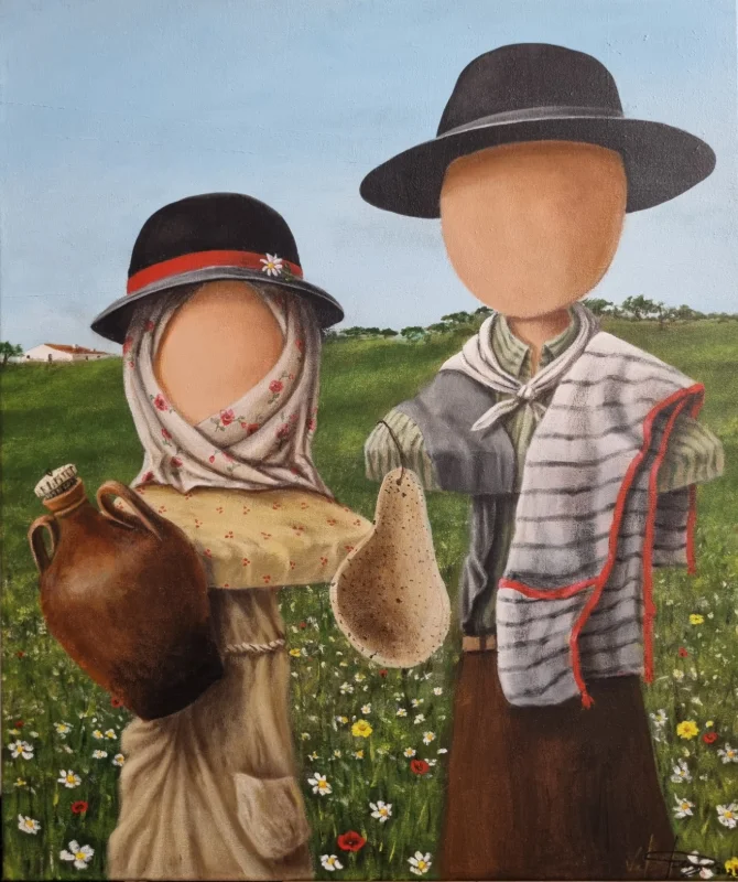 Peões Notáveis cantil e cocharro